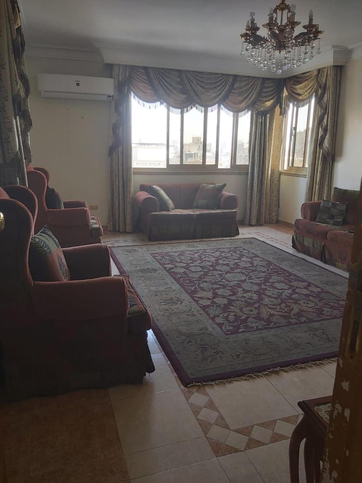 Apartment شقه للايجار مفروشه 260 م شارع جامعة الدول العربية الرئيسي المهندسين *